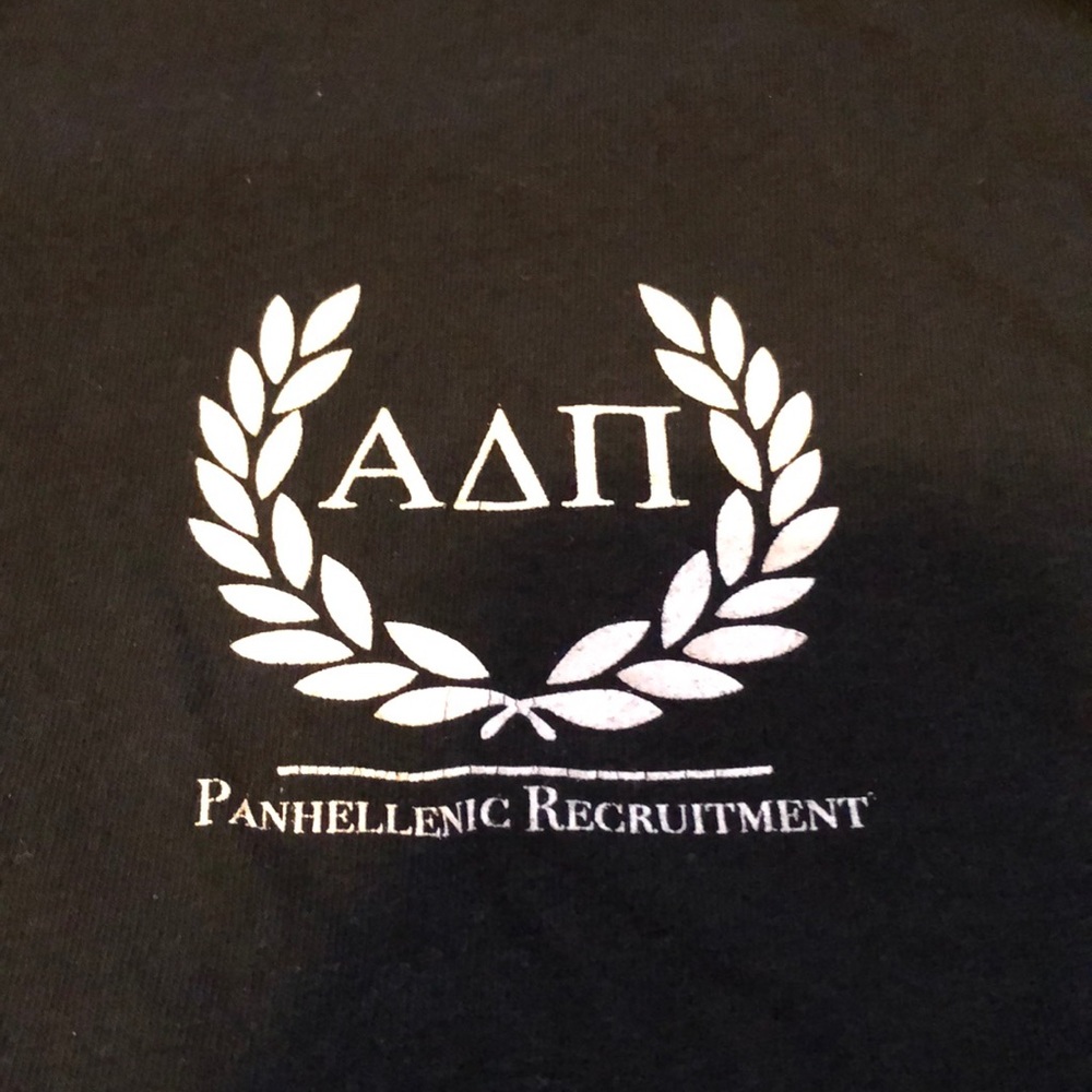 Alpha delta pi (adpi) panhel recruitment t shirt S - Picture 2 of 4